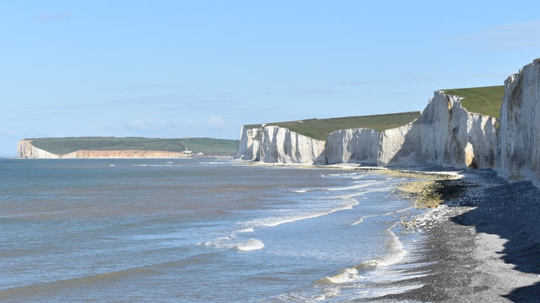 View of the Seven Sisters Cliffs from Birling Gap